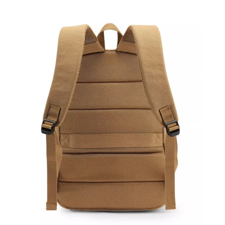 Canvas bags with zipper and pockets-back